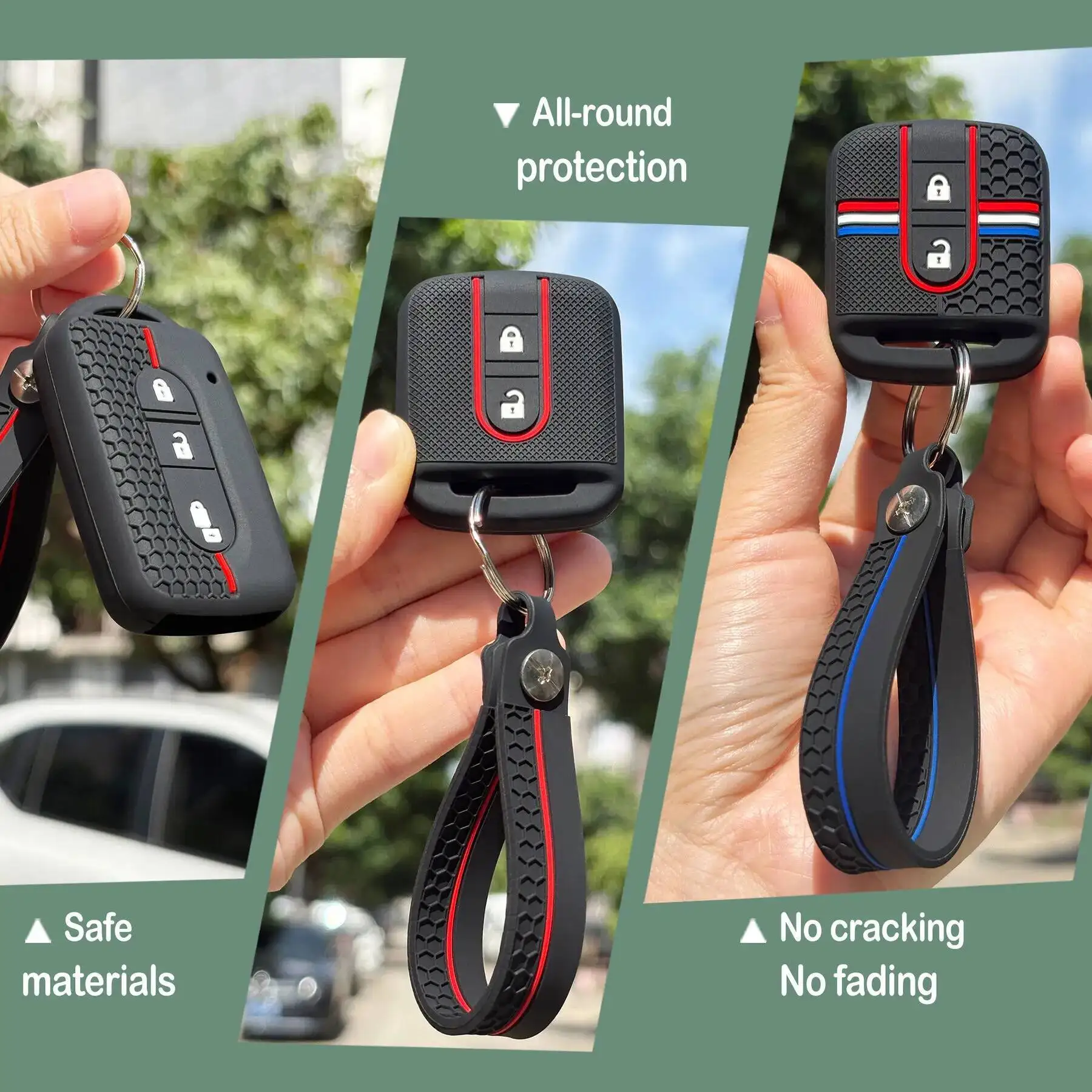 Chaveiro proteger para nissan tiida nv200 x-trail T-31 qashqai micra pathfinder navara kashkay silicone caso titular chave remota do carro