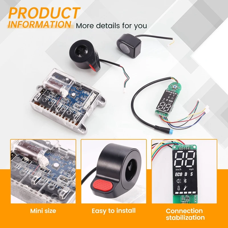 Electric Scooter Motherboard Controller Power Supply BT Digital Display Accelerator Front Light For Xiaomi M365 PRO Part