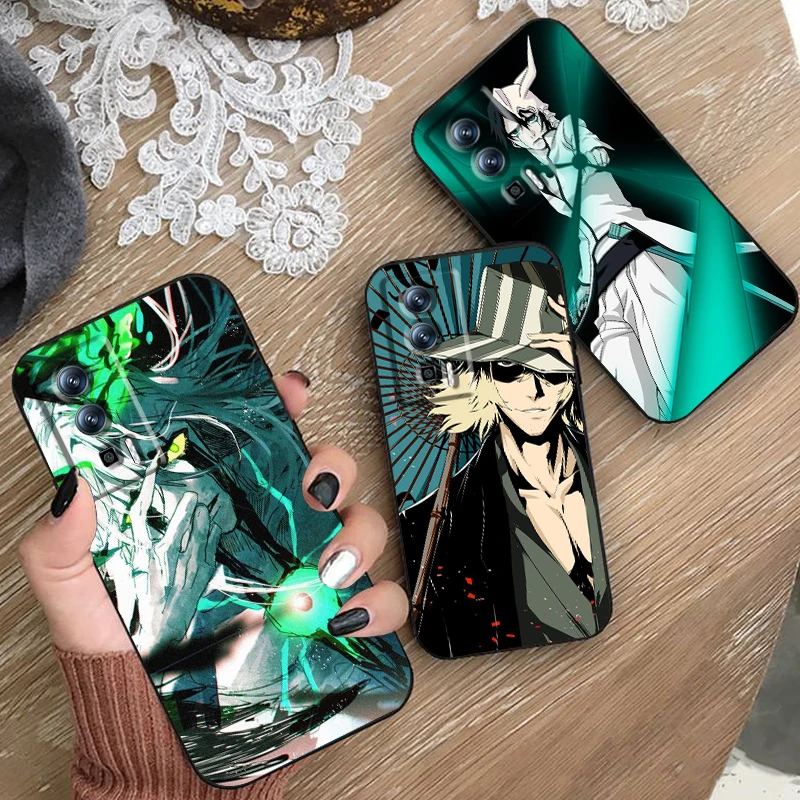 

Anime B-Bleach Passion Cool For Xiaomi Redmi 9A 9C 9AT 10C 9 9T 10 12C 13C A3 12 K60 A1 K50 K40 5G Black Soft Phone Case