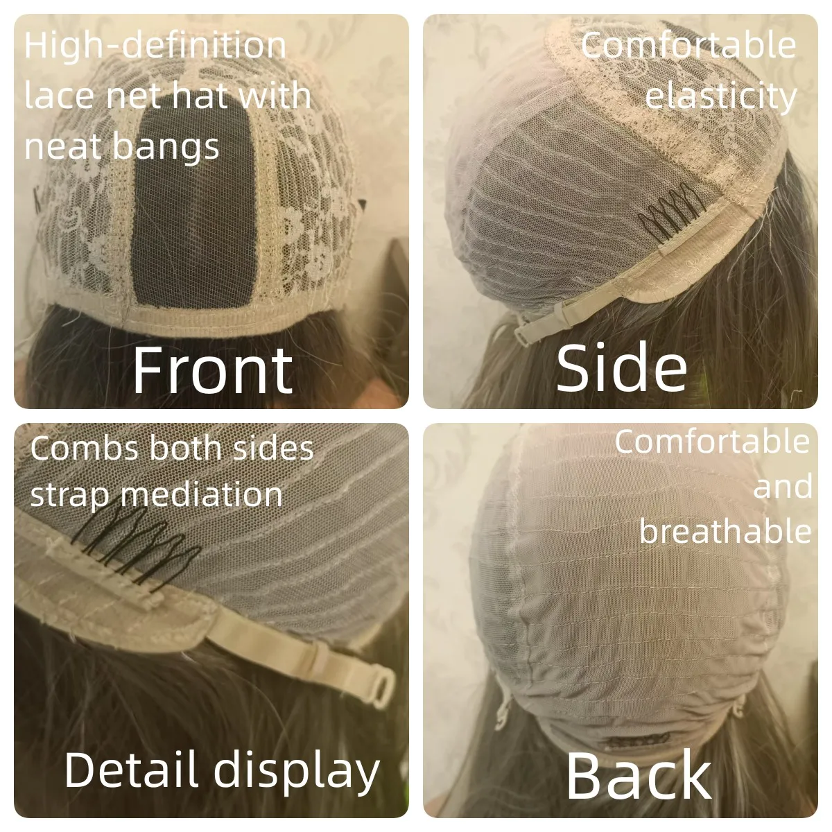 الباروكات النسائية الفاخرة تسليط الضوء على أومبير براون HD الاصطناعية الدانتيل شعر مستعار أمامي مع الانفجارات موجة طبيعية لينة المصنع الأصلي الباروكات رخيصة #6