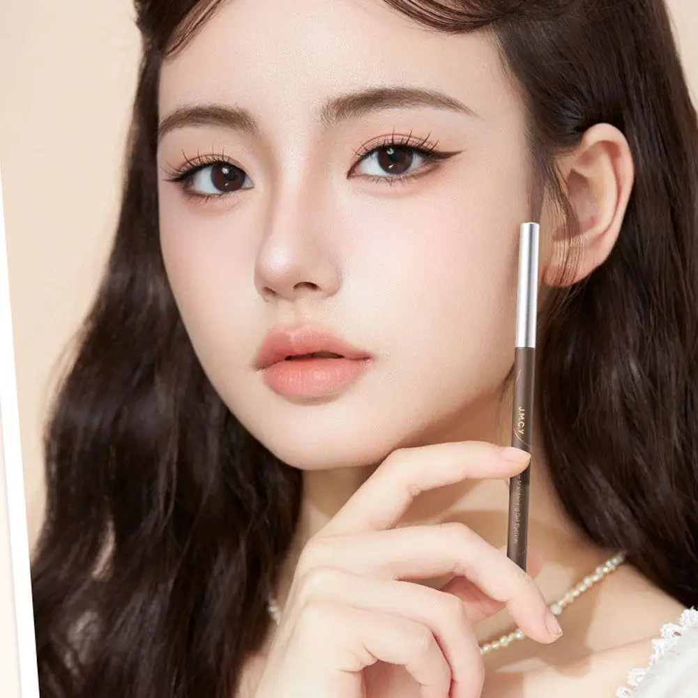 スリムジェルアイライナーペン – 滑らかでウォータープルーフ、にじみにくい、高発色、滑らかに滑る、マルチカラー、長持ちするアイメイク