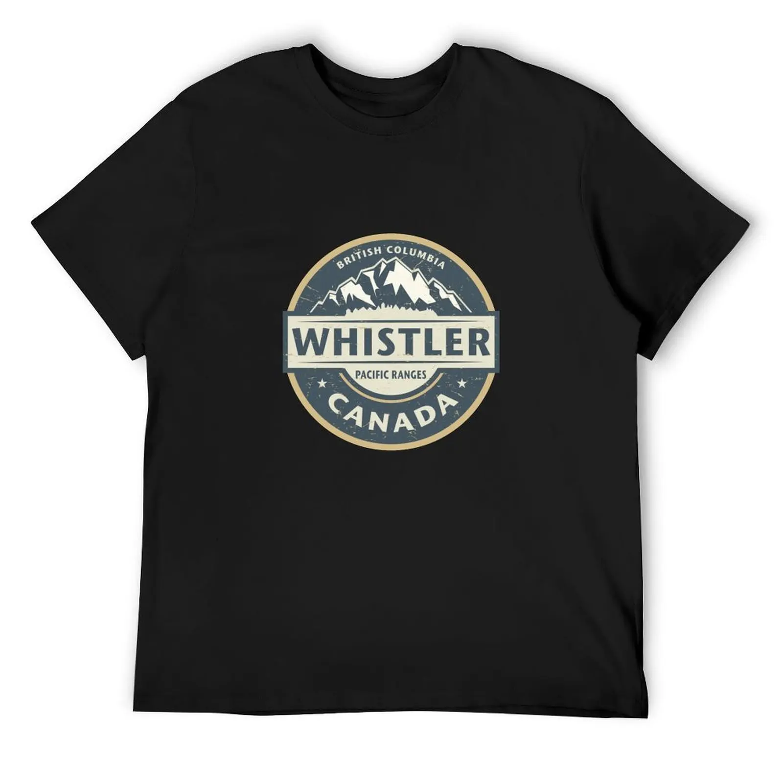 

Whistler, British Columbia T-Shirt vintage anime shirt vintage graphic tee blanks anime cotton t shirt men