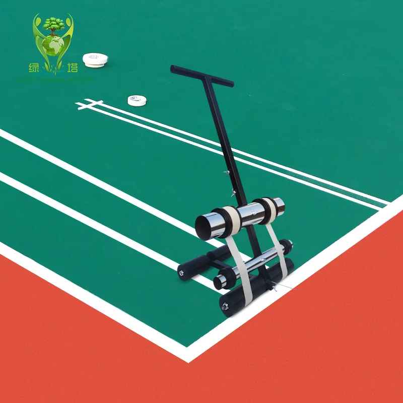 Green Tower Manual Court Tape Pasting Marking Machine Hot Sale Sports Court Equipment Hand Tools for Turning Floor Line