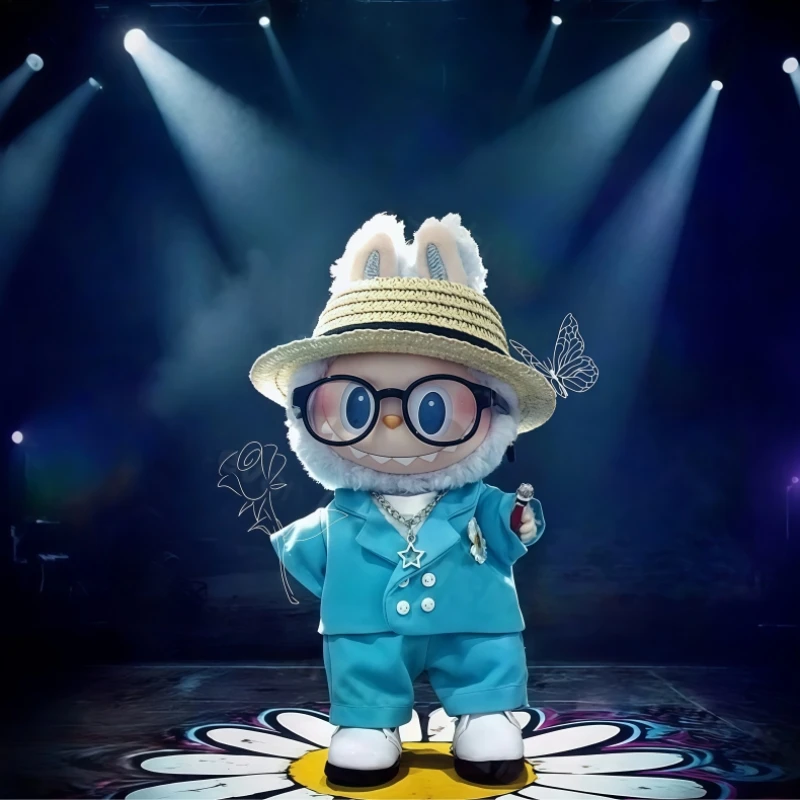 

Одежда для куклы 17cn Labubu, модный костюм G-DRAGON в одном стиле, аксессуары для одежды «сделай сам», мини-кукла, соломенная шляпа, детская игрушка в подарок