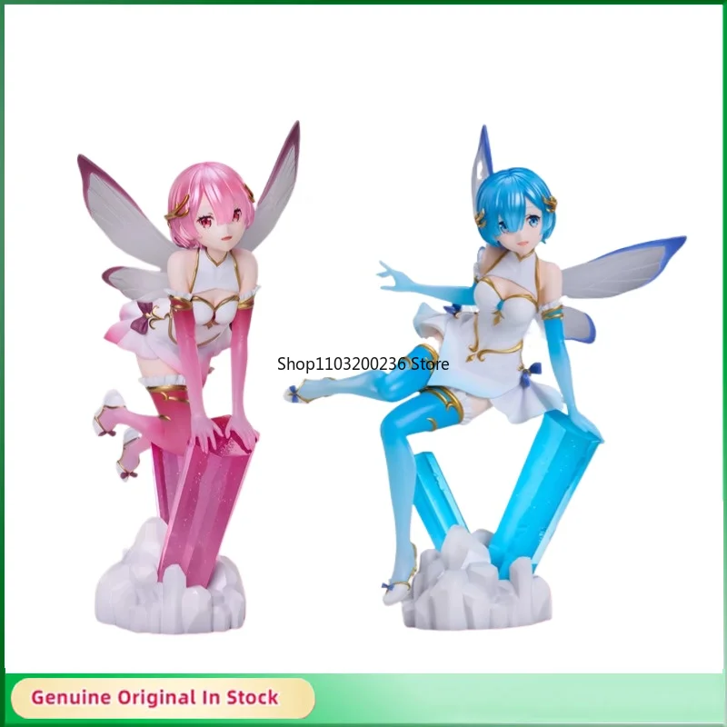 

Оригинальное аниме Re:ZERO — начало жизни в другом мире Rem Ram Emilia Gem Princess Фигурки Настольные украшения Модель