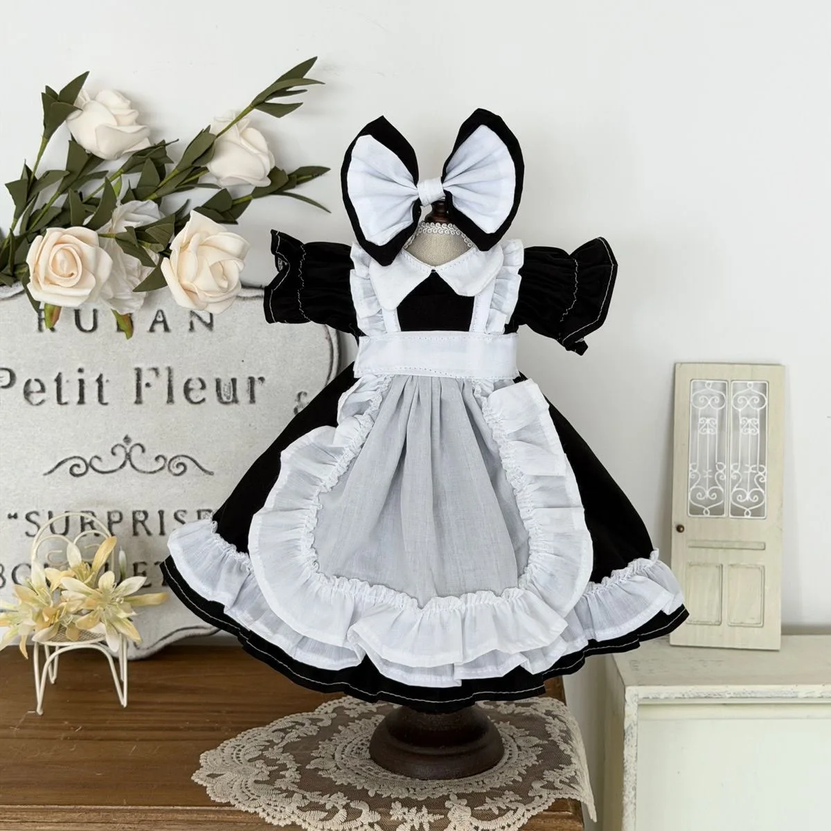 BJD Accessories 1/6 1/3 Doll Clothes,  Servant's Uniform 1/4 Doll Clothes Free Shipping