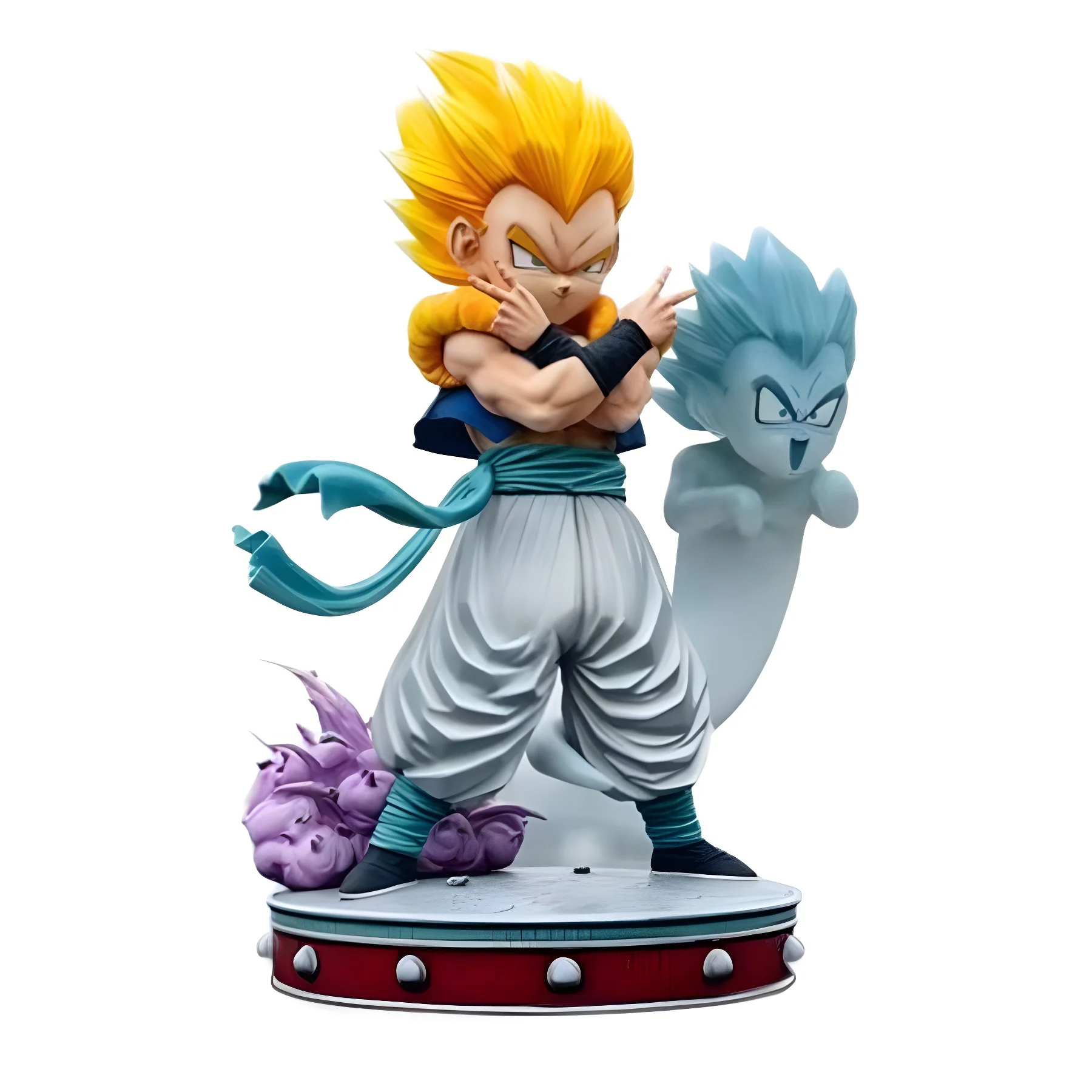 Dragon Ball Z Figuren Super Saiyan Gotenks Anime Beeldje Ghost Squad Model Standbeeld Pop Collectie Decoratie Kinderen Speelgoed Gift