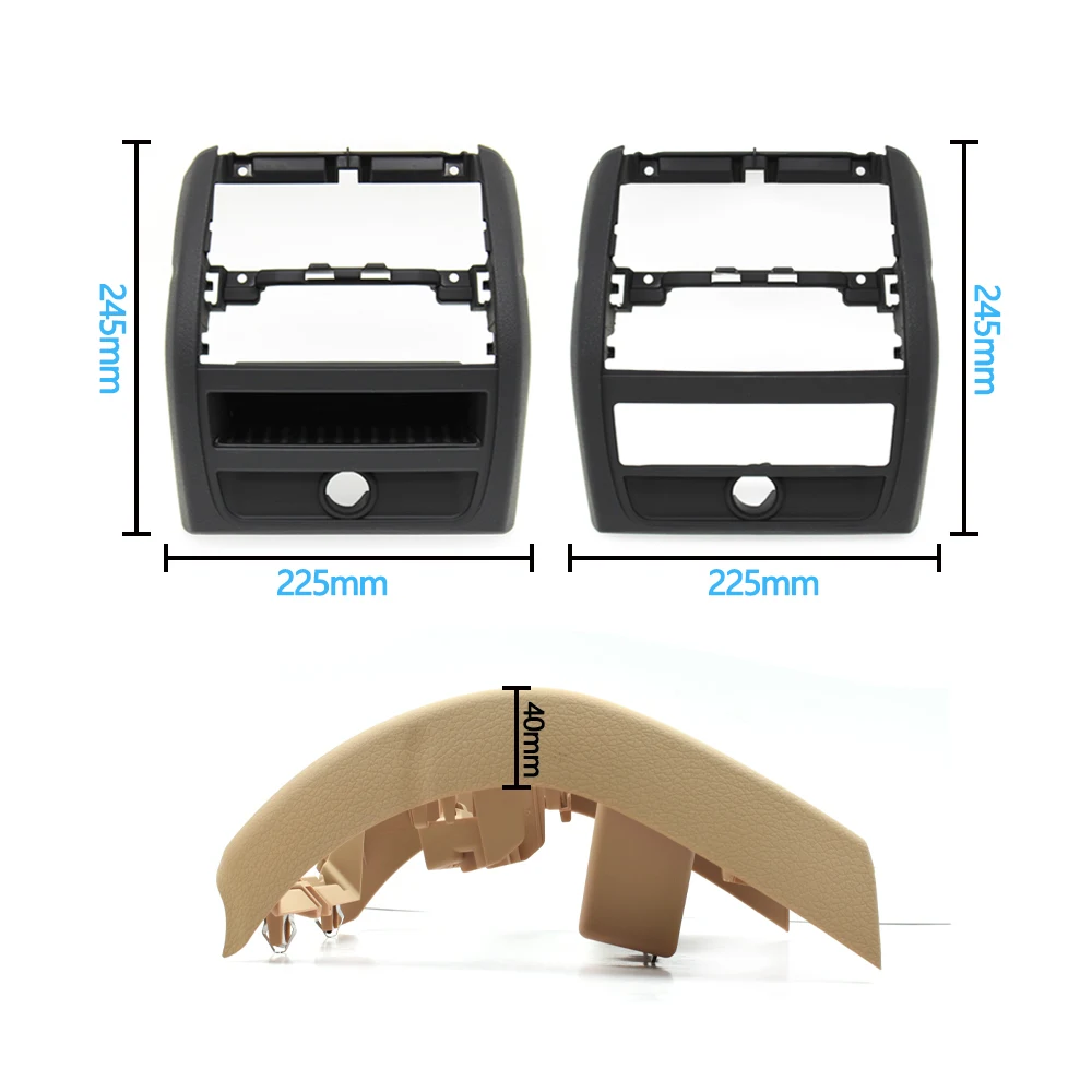 Upgraded Rear Air Vent Grille Outer Surrounding Frame Replacement For BMW 5 Series F10 F11 F18 for 520i 523i 525i 528i 535i