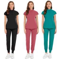 High Quality Spa Uniforms Women Multicolor Health Service Nursing Work Clothes Pharmacist Medical Work Clothing Uniforms Women