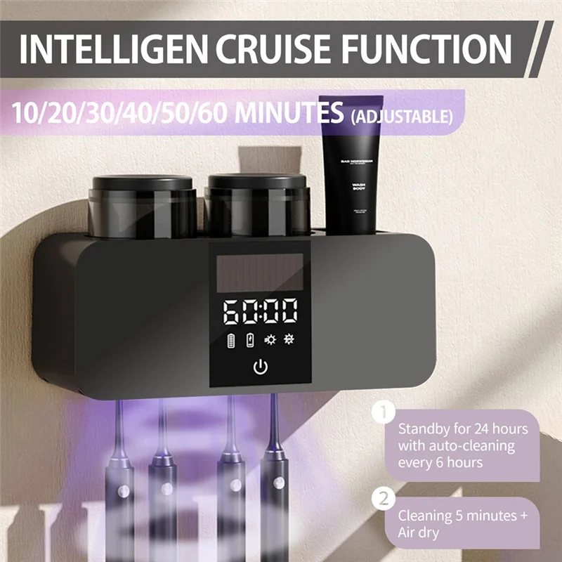 

RMWIN-держатели для зубных щеток, настенный держатель для электрических зубных щеток, настенный очиститель для зубных щеток