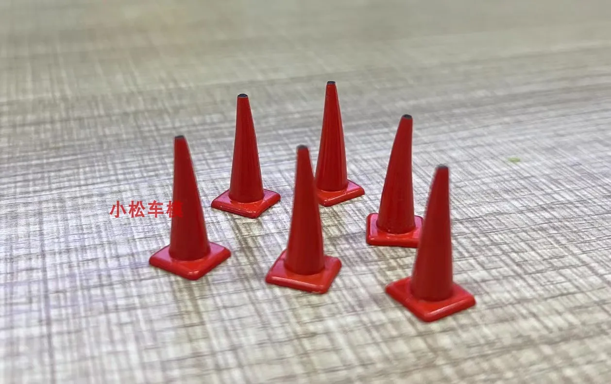 

Реквизит для сцены 1:43, остров безопасности, треугольный конус, предупреждающее устройство, 6 шт., реквизит для моделирования сцен