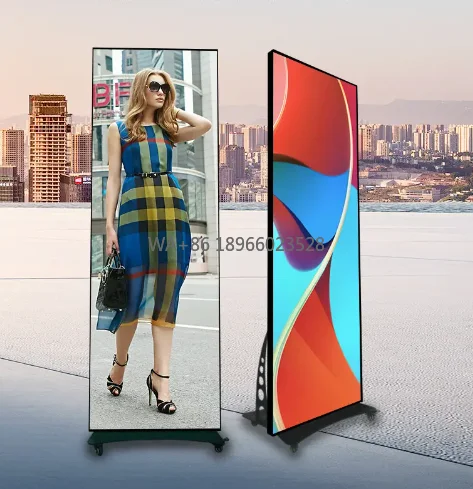 MDS Outdoor P2.5 LED Poster 640x1920mm High Brightness Adverting Shopping Mall Retailstore Airport Restaurant Supermarket MDSa
