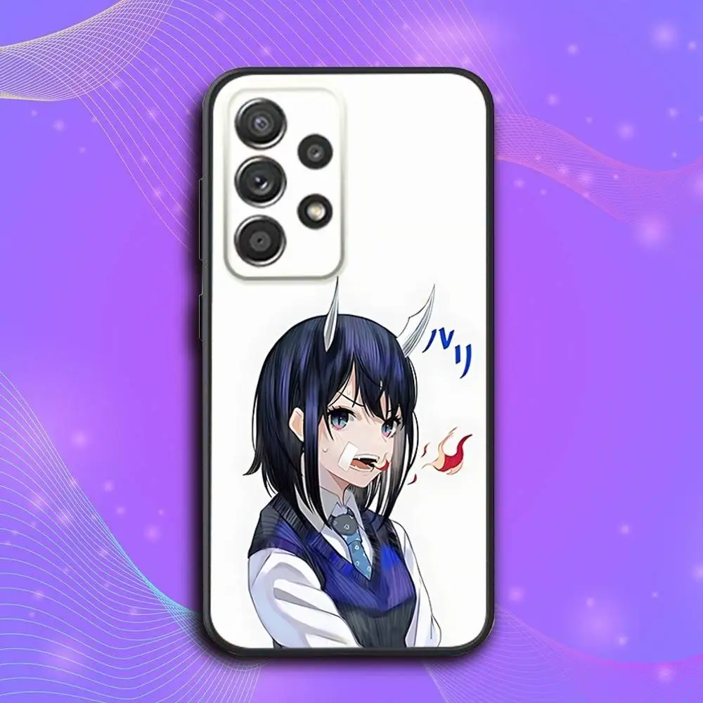 Anime R-Ruri Dragon Telefoonhoesje voor Samsung S 25,24,23,22,30,21,10,9,Ultra,Plus,Lite,FE,4,5G Zachte zwarte hoes