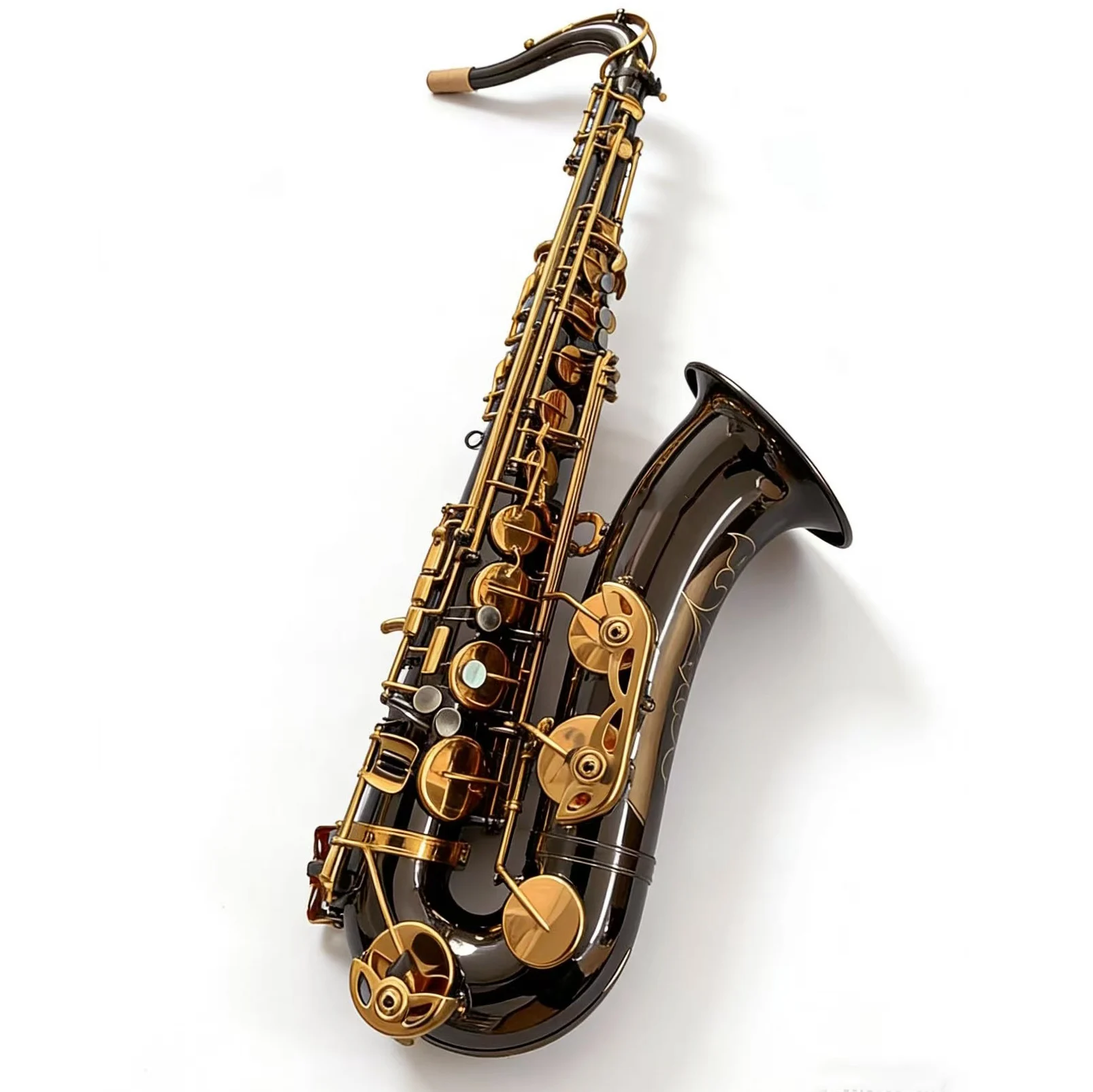 Professional  EB Gold Lacquer Bell and Neck Premium Instrument Tenor  Saxophone