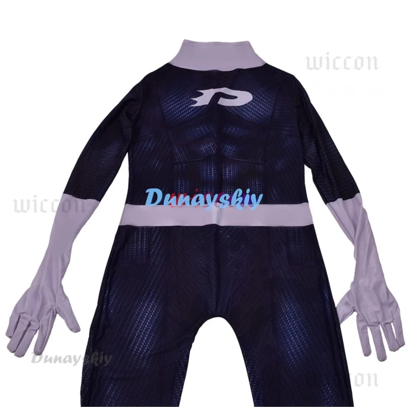 Adulti Bambini Ragazzi Danny Phantom Costume Cosplay Danny Fenton Zentai Suit Anime Supereroe Halloween Tuta Tuta Uomo Donna