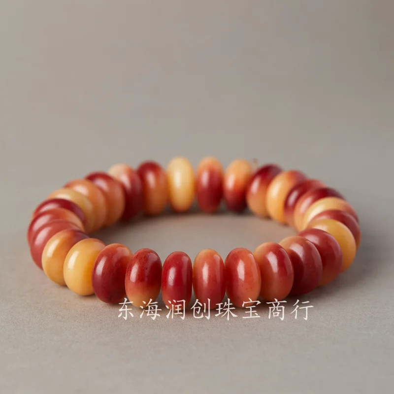 Tibetan-style camel bone braceletdiyFull-Grade Jadeite Camel Bone Abacus Bead Bracelet Prayer Beads