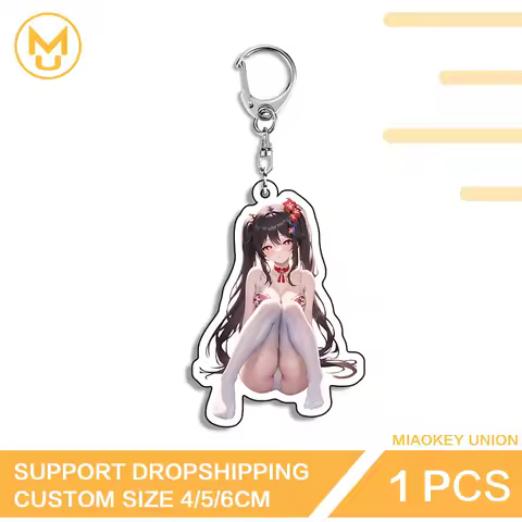 Genshin Impact Alluring Hu Tao Pendant Keychain Fancy Hot Selling Sitiing Posture Props Enchanting Pendant Jewelry Decrotion