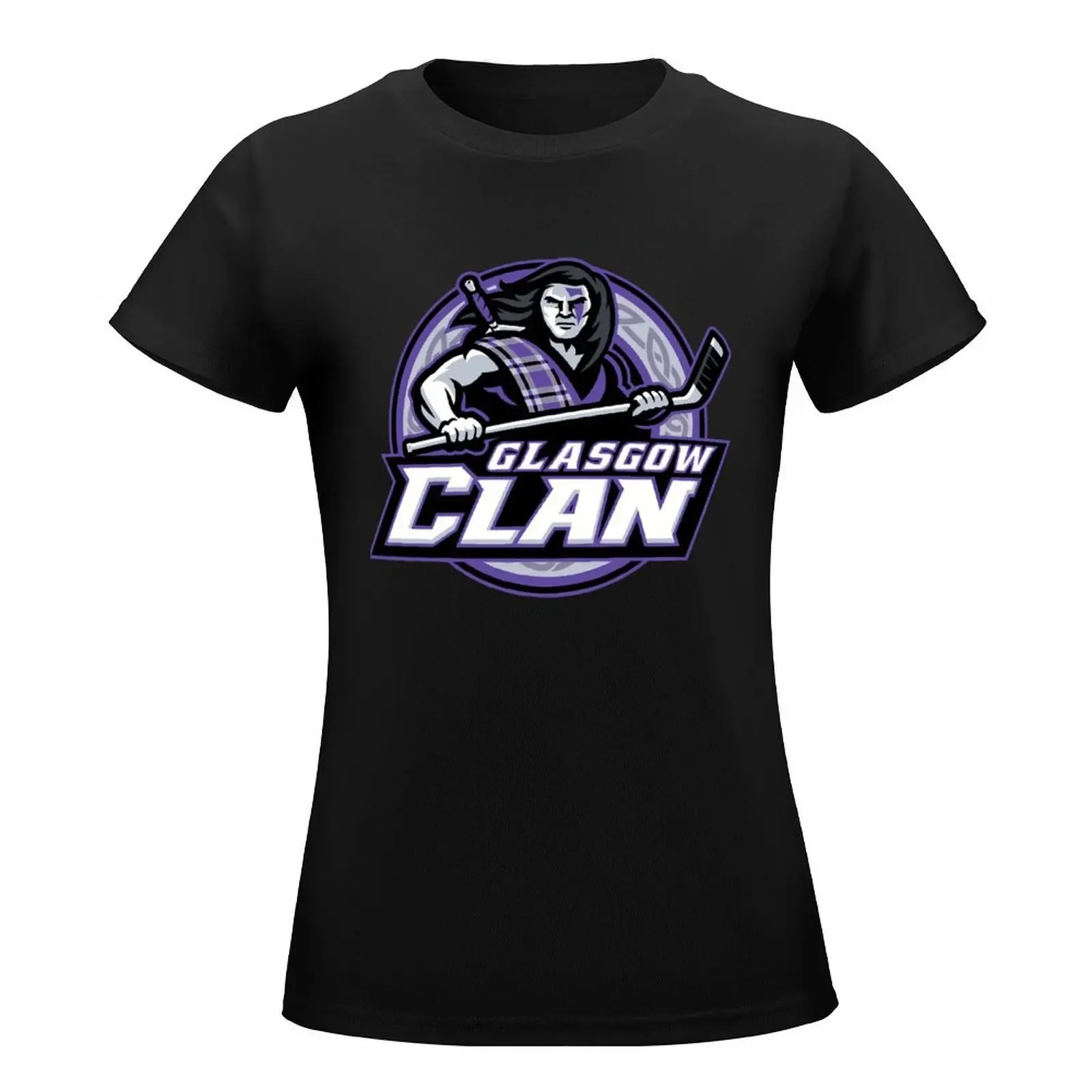 the Glasgow Clan Classic T-Shirt hippie clothes lady clothes Blouse spring clothes Women 2024