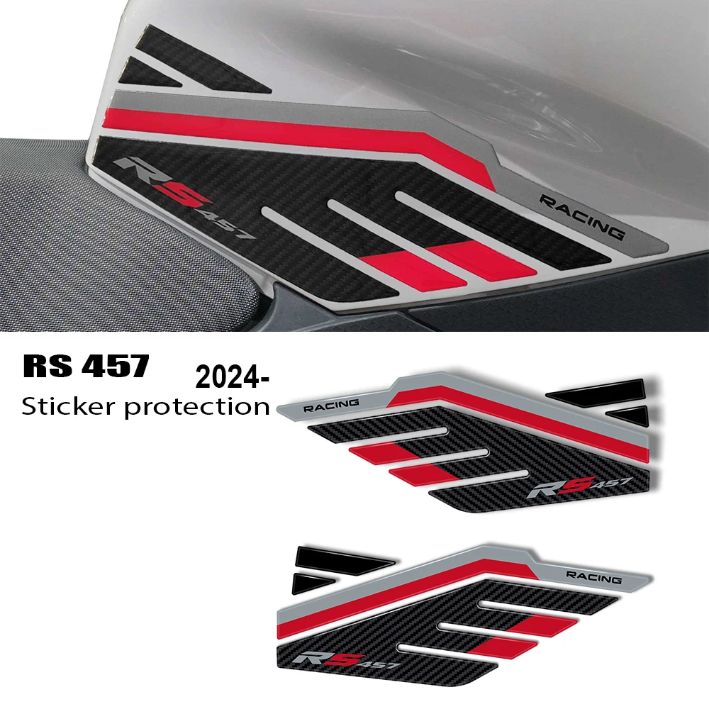 

For RS 457 RS457 Motorcycle 3D Resin Sticker Protection Tank Pad Tank Side Fuel Tank Side Kit 2024