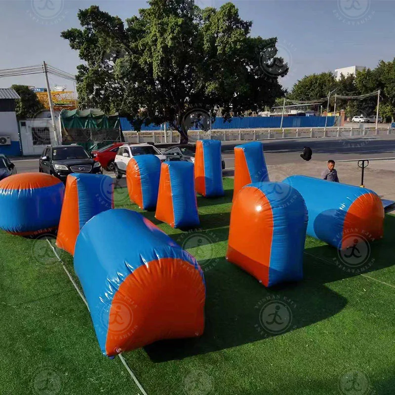 

Custom Field Packages Colorful Obstacle Shooting Practice Paintball Inflatable Bunkers for Outdoor Team Game