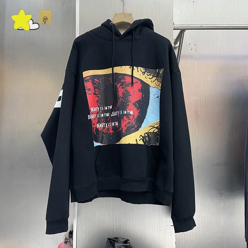 

High Street Graphics Print Foam Letter Kanye West CPFM Hoodie Men Women 100% Cotton Oversized Cactus Jack Pullovers Hooded
