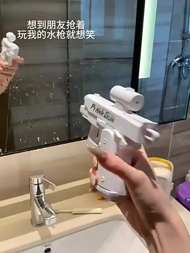Funny Double-Sided Reverse Water Gun - Summer Prank Toy,Mini Tactical Water Sprayer for Kids & Adults, Pool Beach Water Fight
