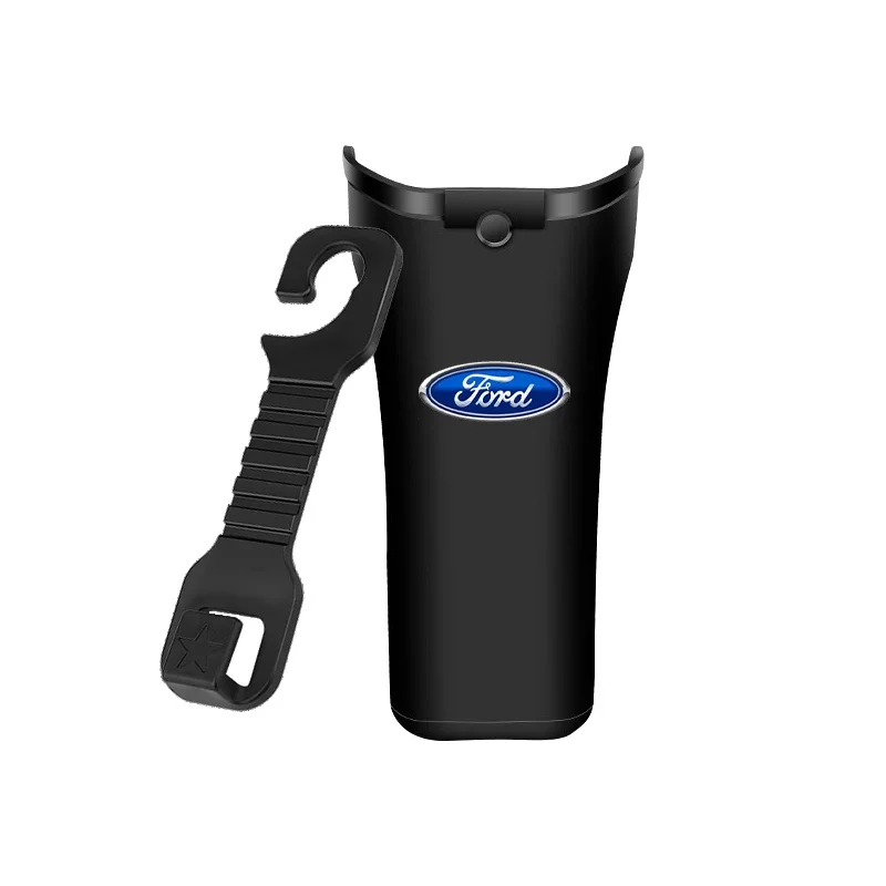 Car Styling Multi Functional Car Umbrella Storage Bucket Water Bottle Holder For Ford Fiesta Ranger Focus Kuga Mustang MAX Esco