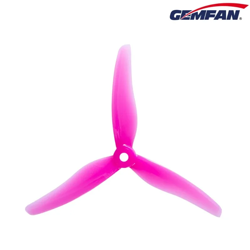 زوجان من المروحة Gemfan Hurricane 51433، 5.1x3.5 3-Blade PC لطائرة FPV Freestyle Drone، ترقية عالية الأداء