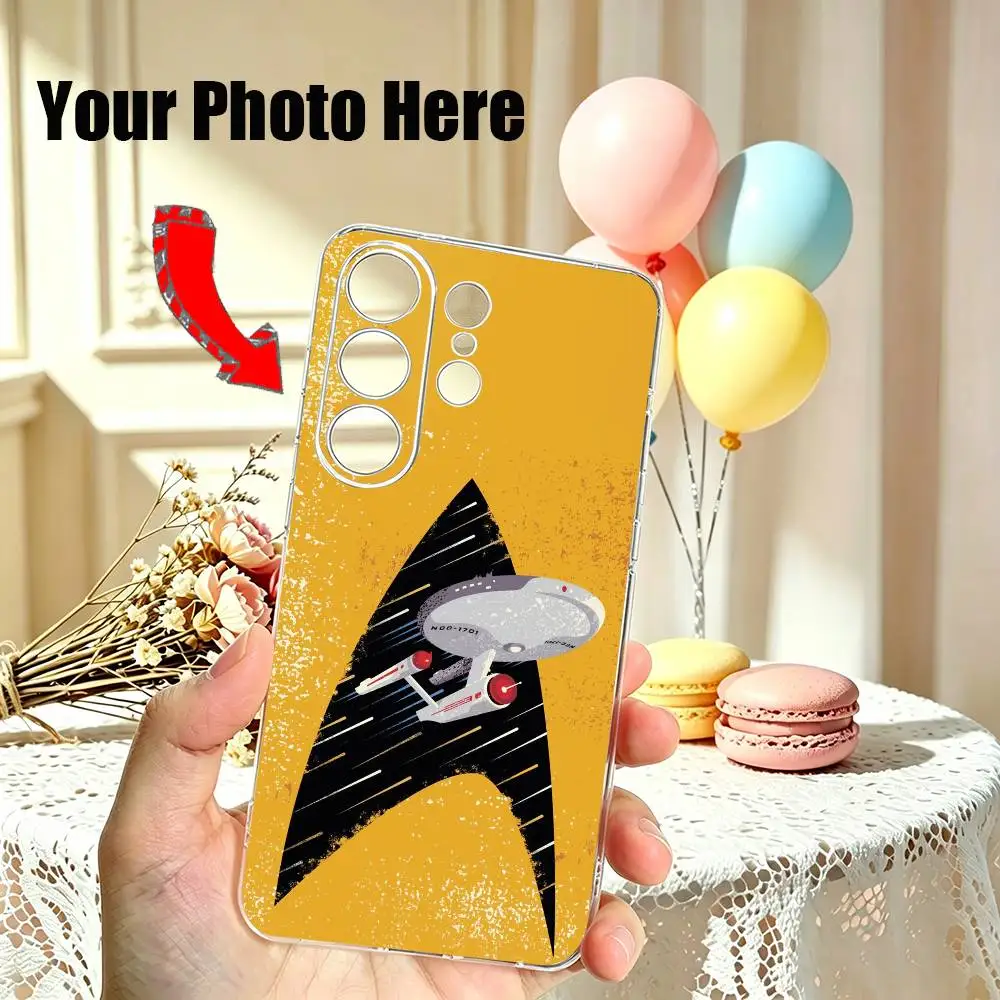 Star T-Trek S-Ship Gift  Phone Case Transparent Silicone Soft For Samsung S25,S24,S21,S22,S23,S30,Ultra,S20,Plus,Fe