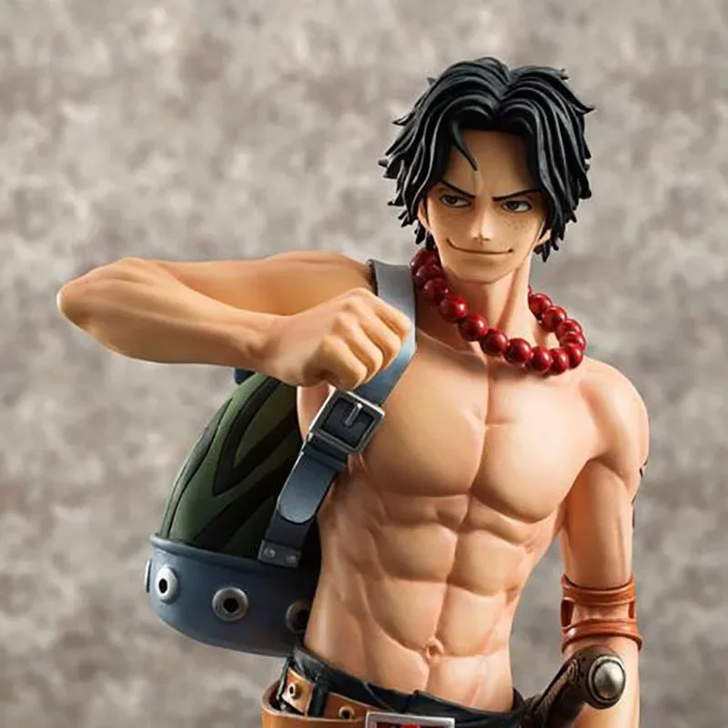 Figura One Piece DX10th Anniversary Fuoco Fist Escal D Ace Rufy Brother Giocattoli Anime giapponesi Figurine da collezione Modello in PVC Giocattolo