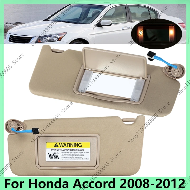 Automotive Interior Accessorie For Honda Accord 08-12 Car Interior Roof Sunvisor Sunshield Sun Visor Sunshade With Makeup Mirror