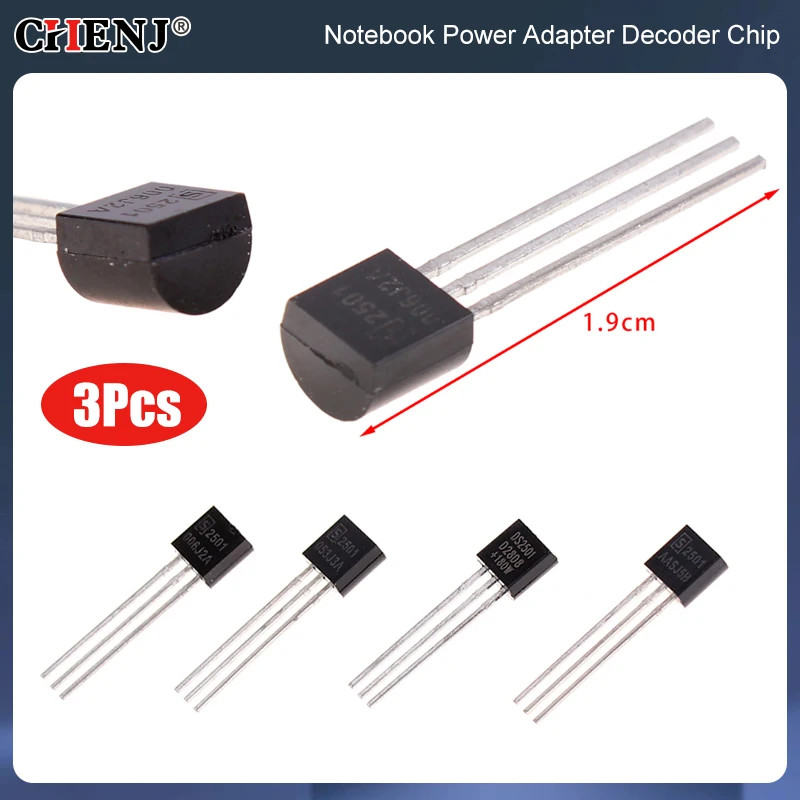 3PCS DS2501 90W 180W 240W 330W TO-92 Notebook Power Adapter Decoder Chip