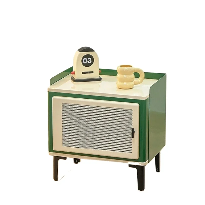 

Nordic retro bedside cabinet Internet celebrity home bedroom storage modern small apartment small cabinet