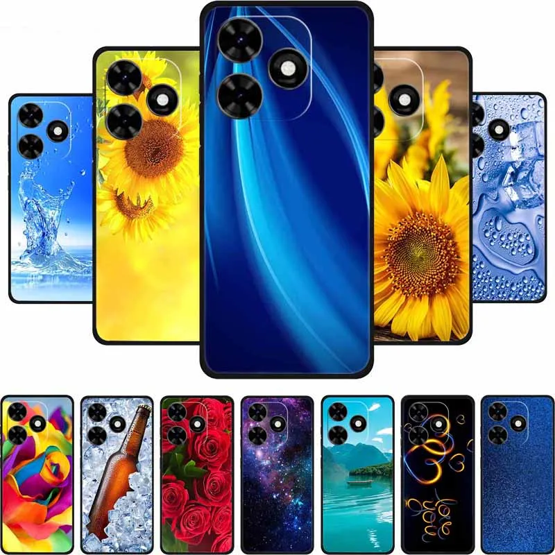 

6.74" For Realme Note 50 Case Protective Shell Black Silicone Soft Back Cover Case For Realme Note 50 Phone Case Note50 Funda