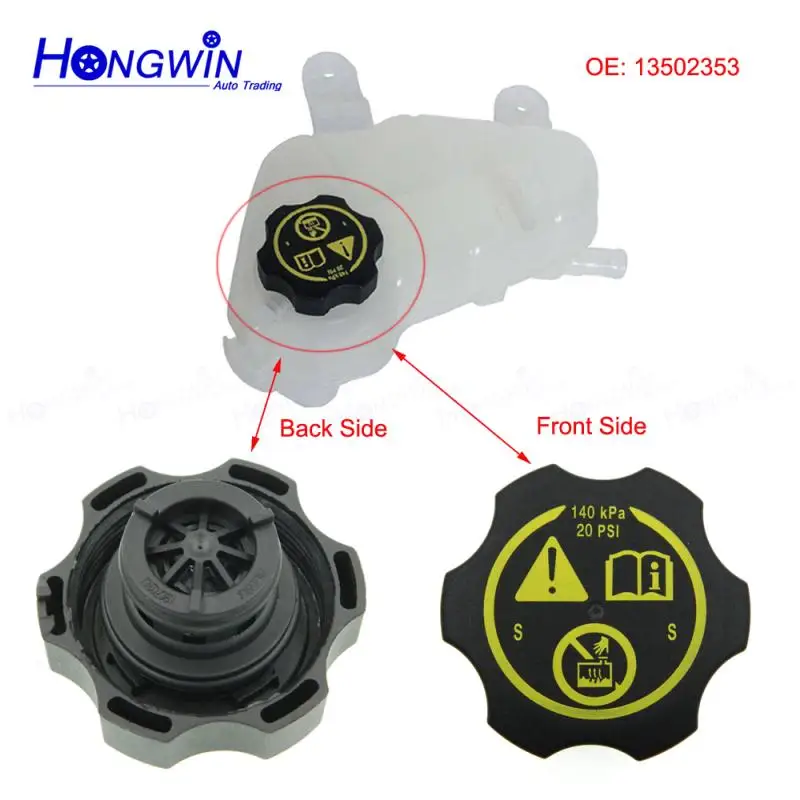 1 Stück Neuer Kühler-Ausgleichsbehälter-Deckel für Vauxhall Astra Insignia Corsa Zafira Chevrolet Sonic 13502353 1305248