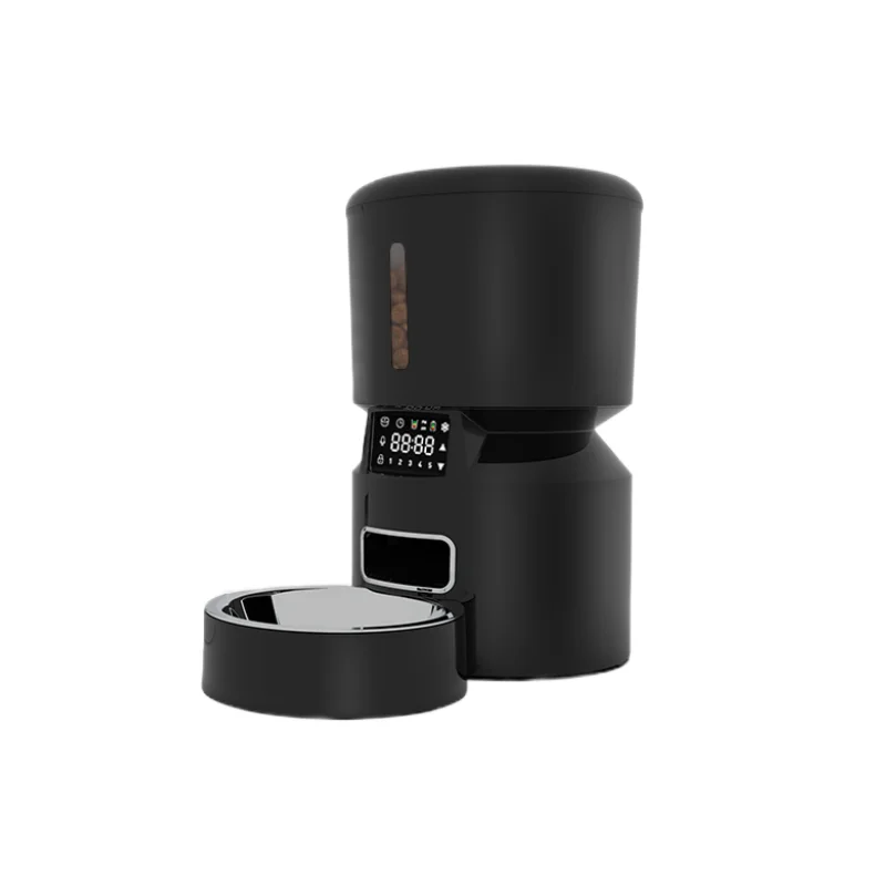 

2024 New Products dog Manual Auto Reminder Timed Cat Dog Food Dispenser Automatic Pet Feeder With Voice Recording 4L