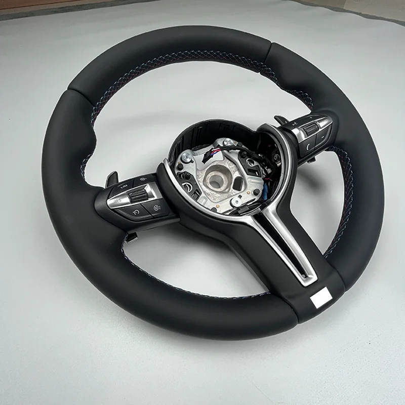 Custom Leather Steering Wheel F30 F32 F10 F20 F07 F01 E46 E60 E90 M3 M4 M5 M7 Steering Wheel for