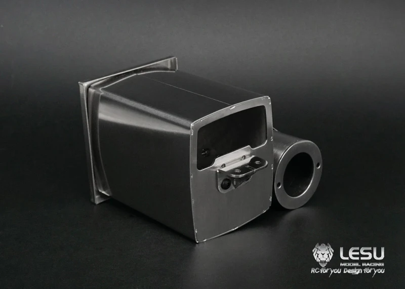 

Металлический выхлопной бак LESU V8 для DIY Tamiyay 1/14 RC тягач-самосвал модель уличные игрушки TH09775