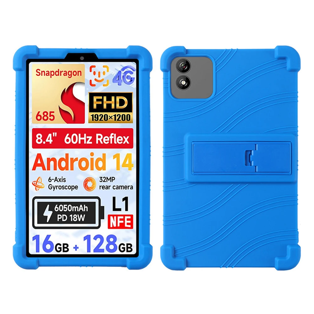 

Для BNCF BPad Mini Case Регулируемая подставка Силиконовый защитный чехол для планшета - темно-синий