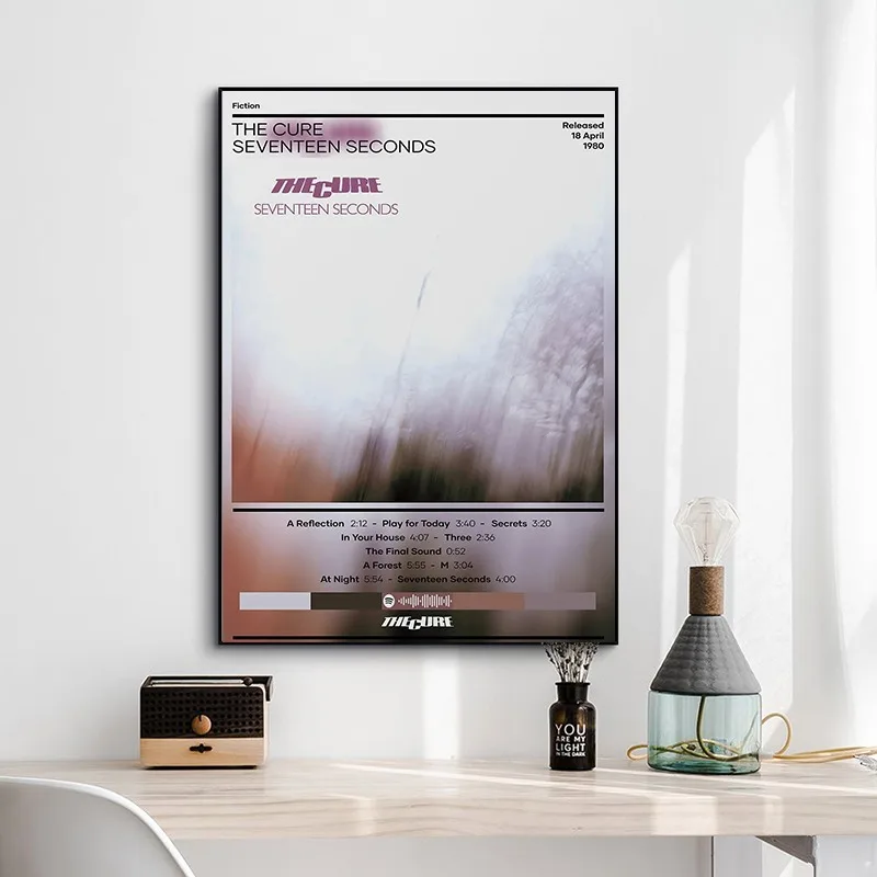 Rock Music Band Album Cover The Cure Poster Alternative Pop Goth Rock New Wave Canvas Painting Wall Art Living Room Home Decor