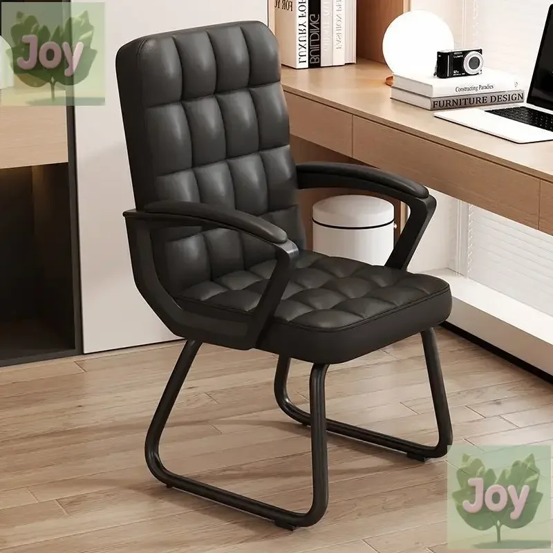 

Office chair Comfortable sedentary conference room staff arched computer chair Household simple modern backrest mahjong seat