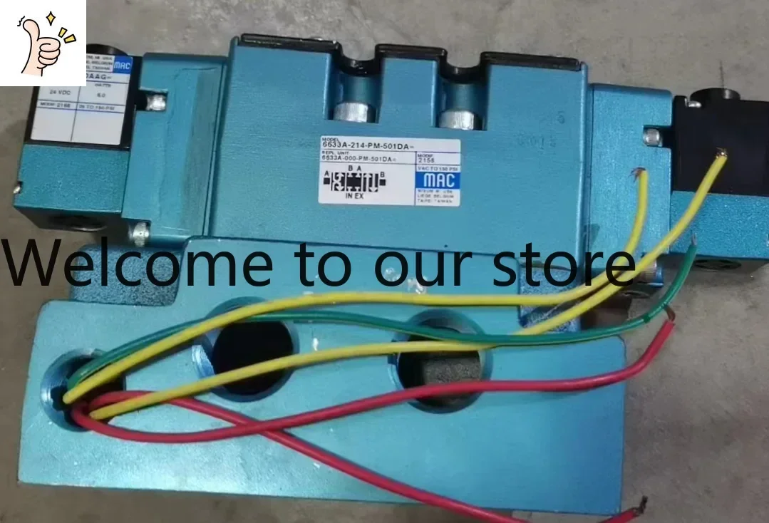 

2026.4 American MAC Solenoid Valve 6633A-214-PM-501DA=2156 Original Genuine Postage Order.