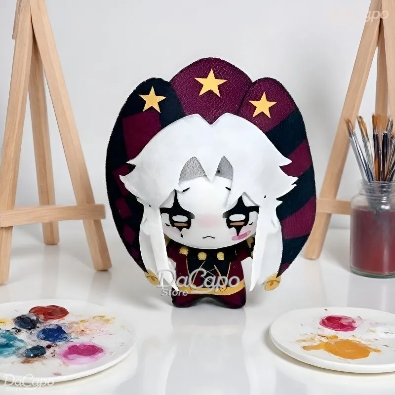 Game The Freak Circus Pierrot Harlequinnn Jester Cosplay Keychian Clown Pluush Dooll Halloween Horror Roleplay Merchandise 10cm view 6