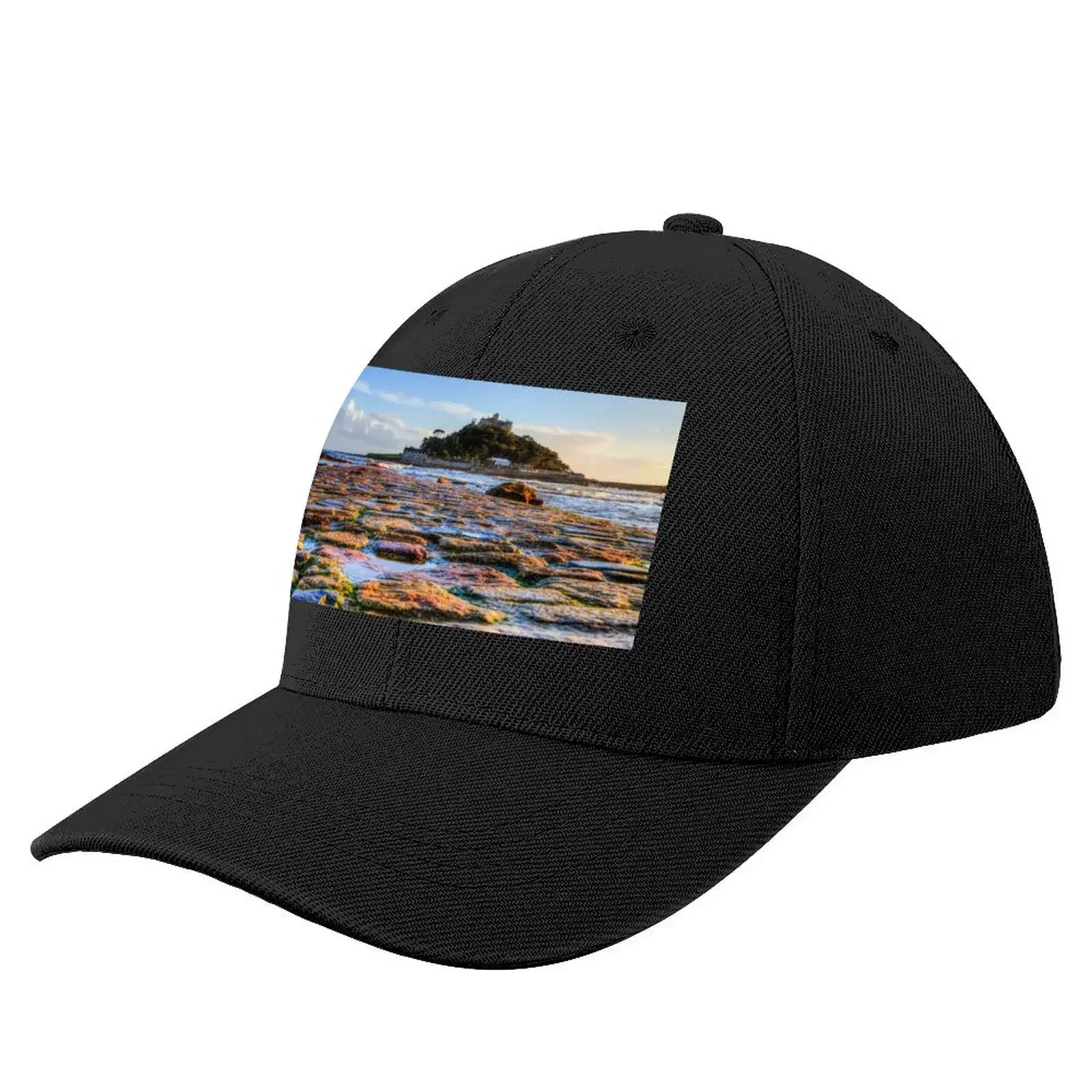 St Michael's Mount And Causeway, Marazion, Cornwall Baseball Cap custom Hat Brand Man cap Sun Hat For Children Men Hats Women's