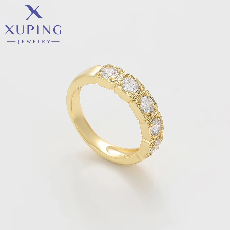 Xuping Jewelry Fashion New Design Ring with Gold Plated for Women Wedding Party Gift 14R2411711