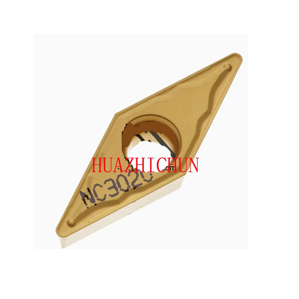 

HUAZHICHUN VCMT160408-HMP NC3020 NC3030 Carbide Inserts Milling Cutter Tool