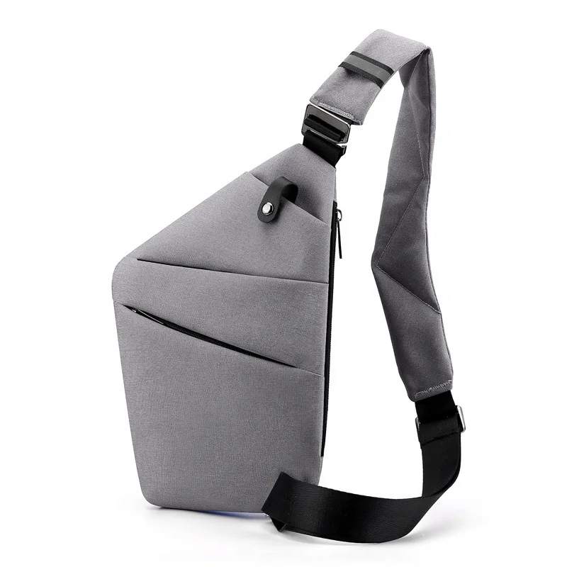 New Anti Theft Chest Bag Men's Body Hugging Bag Storage Bags Single Shoulder Bag Crossbody Bag Women's Travel Messenger Pack