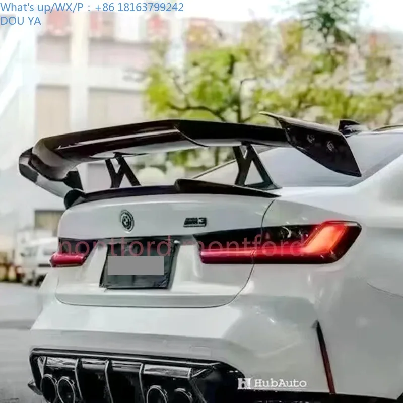 

For BMW M2 M3 M4 G42 G87 G20 G28 G22 G26 G30 G80 G82 Rear trunk lid spoiler wing body sport modification kit