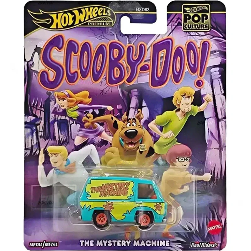 New Hot Wheels Pop Culture 2025 Mix 1G HXD63 Diecast Model kolekcjonerski samochodu Pojazd Case of 10 In Stock Ship Now Genuine Unopened