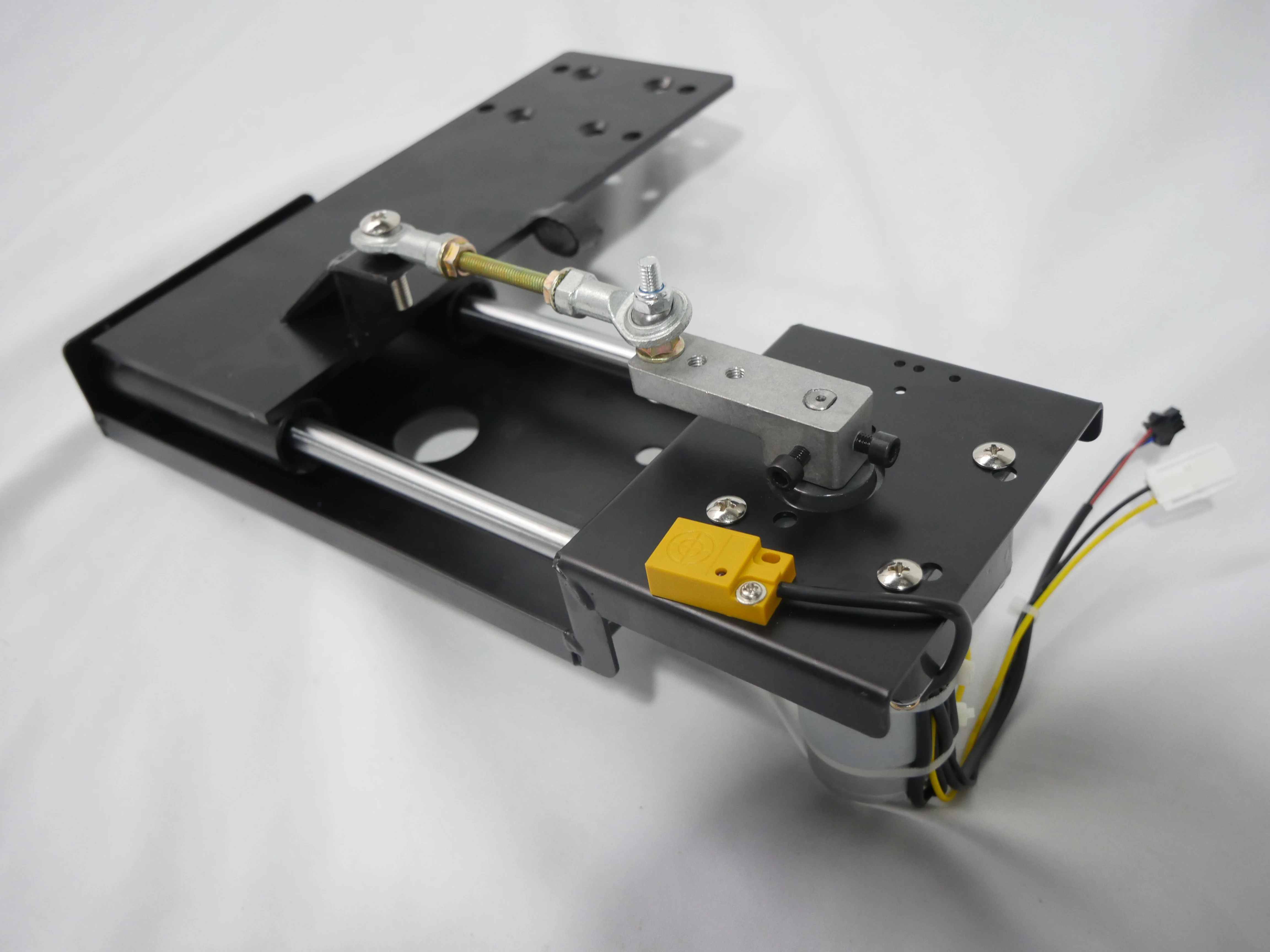 

Basketball machine accessories-ball frame moving structure including motor, rocker arm, connecting rod, screws